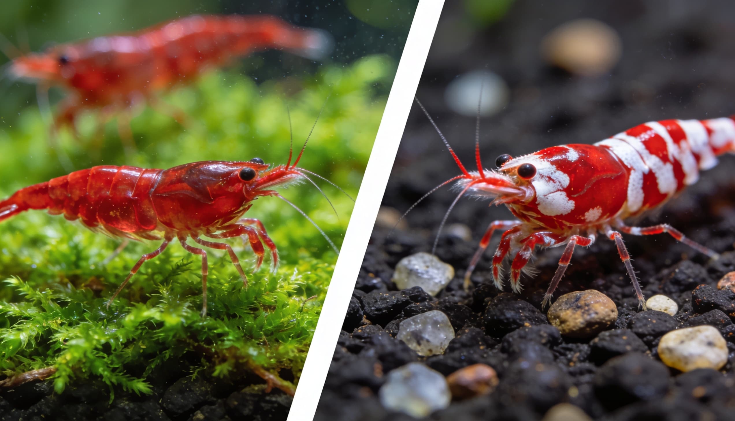 caridina ou neocaridina comparacao aquario de camarao